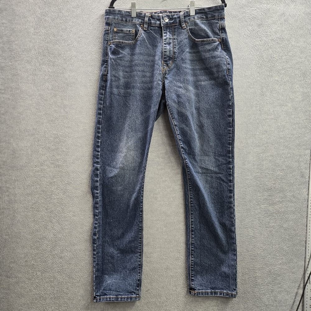 MBX Denim Men Jeans 34X30 Blue Classic Button 29" Inseam‎